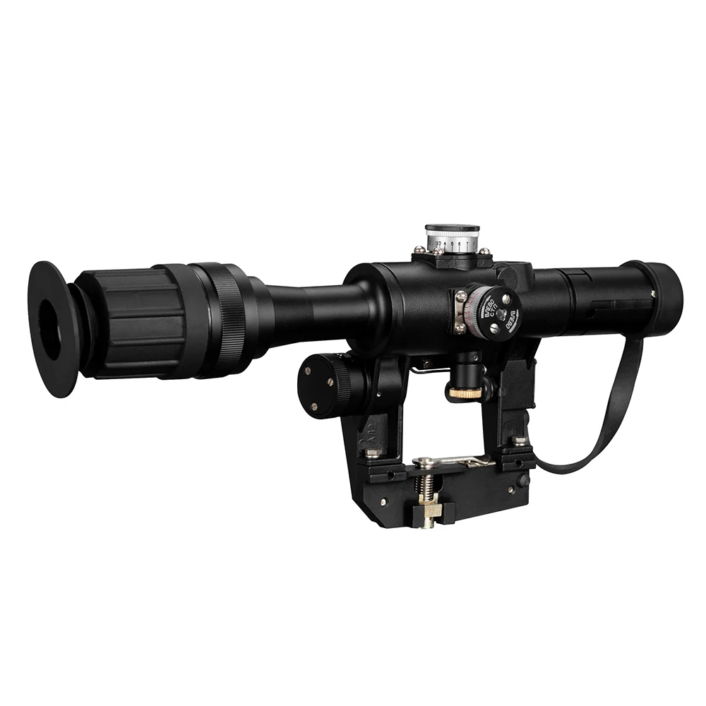 FIRE WOLF 4x24 PSO tipo Riflescope DVD Rifle de francotirador Serie AK Rifle alcance para Vista de caza - 2