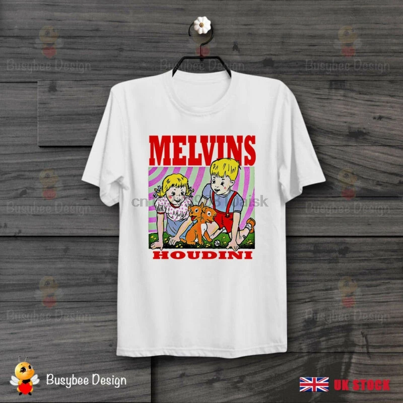 Melvins Гудини металл рок группа Винтаж Ретро крутая футболка унисекс B372|Футболки| |