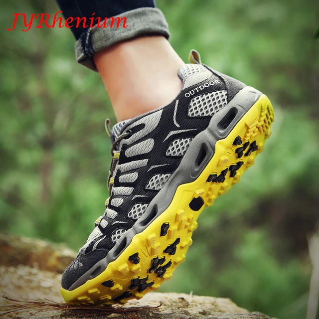 JYRhenium 36-46 Size Men Outdoor Sneakers Breathable Hiking Shoes Big Size Men Women Outdoor Climbing Sneakers Trekking Trail