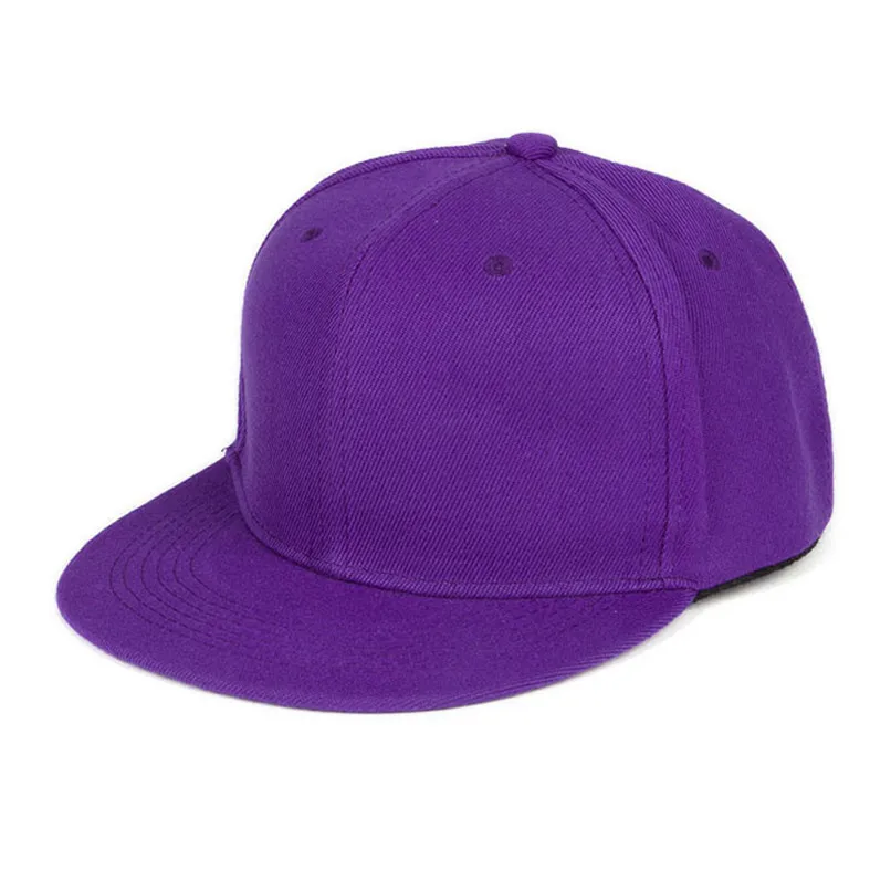 Fashion Unisex Baseball Caps Plain Snapback Hat Hip-Hop Adjustable Cap in Light gray Purple Burgundy Hot pink Green Black 30SP250