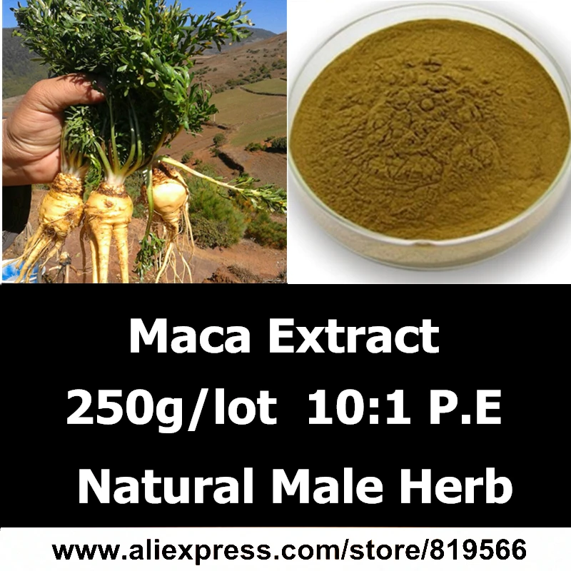 

Natural Maca Extract 250g Male Enhancement Herbs Powder MAKA Dietary Supplements Maca Extract