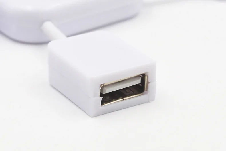 4 порта USB 2,0 высокоскоростной концентратор для ПК ноутбук Кукла человек дизайн белый