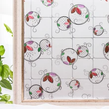 Cottoncolors самоклеющиеся Оконные плёнки крышка не-клей 3D статические декоративные конфиденциальности окно Стекло Стикеры 45x200 см