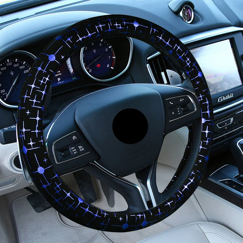 

Decoration Car Steering Wheel Cover For Women Car Accessories Steering Wheel Cover Funda Volante Universal