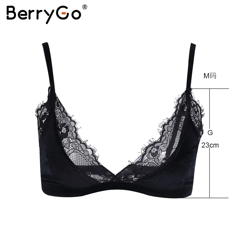 BerryGo Velvet mesh lace bra intimates Wireless unlined adjustable strap women sexy lingerie Elegant bralette women bra 2017 BerryGo Velvet mesh lace bra intimates Wireless unlined adjustable strap women sexy lingerie Elegant bralette women bra 2017