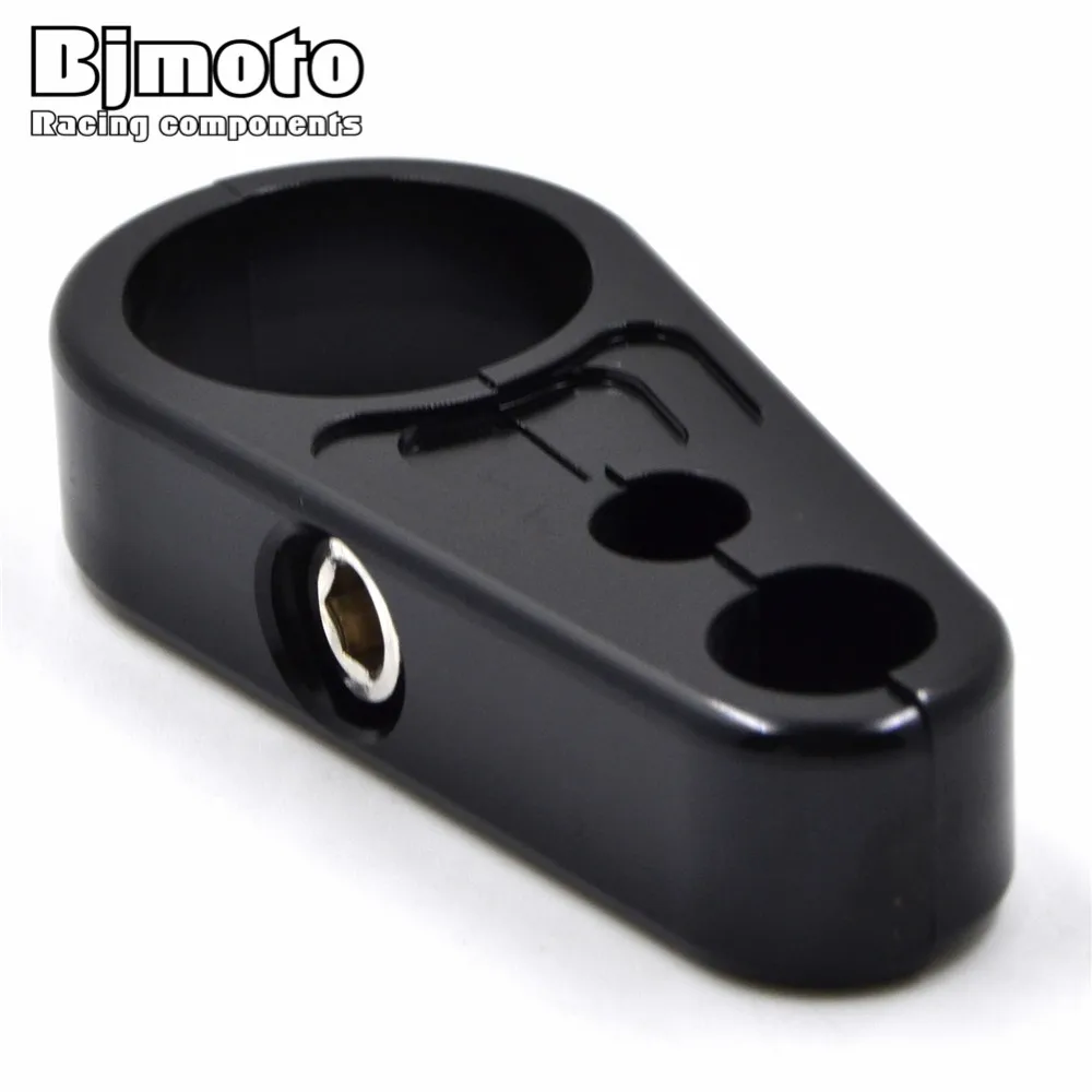 BJMOTO motorbike 1 Inch 25mm handlebar Throttle Clutch Cable Clamp For