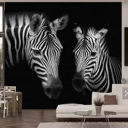 3D Винтаж черный, белый цвет Зебра животных фото обои для Гостиная ТВ Фон Отпечатано росписи Настенный декор модные фрески на заказ