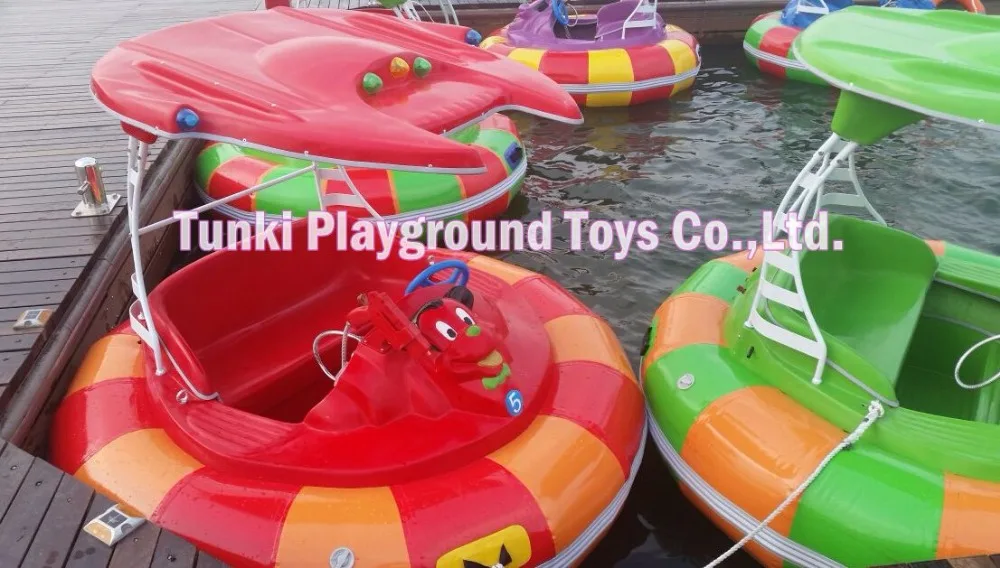 Amusement water park electric bumper boat motorized bumper boat for