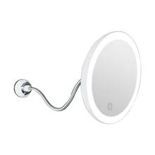 360 Вращений 5X 10X Увеличительное LED Туманная Присоска Душ Бритья Макияж Туман Свободное