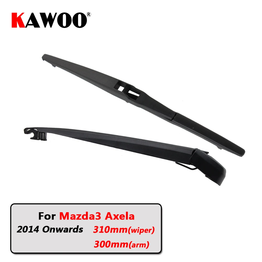 

KAWOO Car Rear Wiper Blade Blades Back Window Wipers Arm For Mazda3 Axela Hatchback (2014 Onwards) 310mm Auto Windscreen Blade