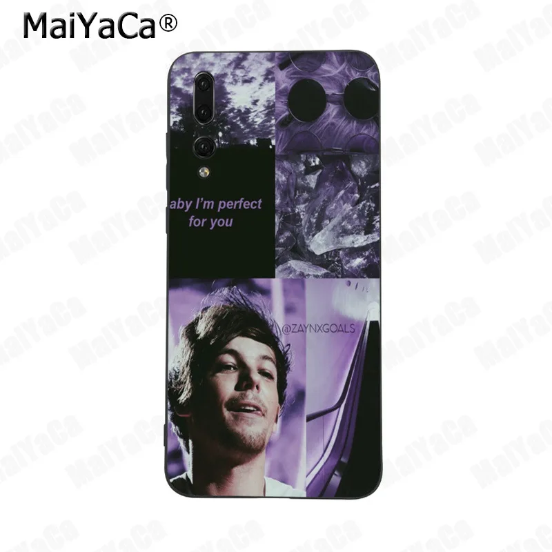 MaiYaCa One Direction 1d Louis Tomlinson Coque Phone Case for Huawei Mate10 Lite P20 Pro P9 P10 Plus Mate9 10 Honor 10 View 10