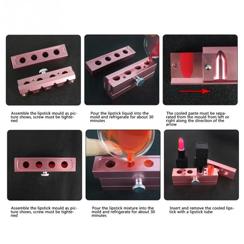 12,1 мм помада «сделай сам» форма из алюминиевого сплава губная палочка форма двойного назначения бальзам для губ производитель металлический держатель формы ремесла Макияж набор инструментов