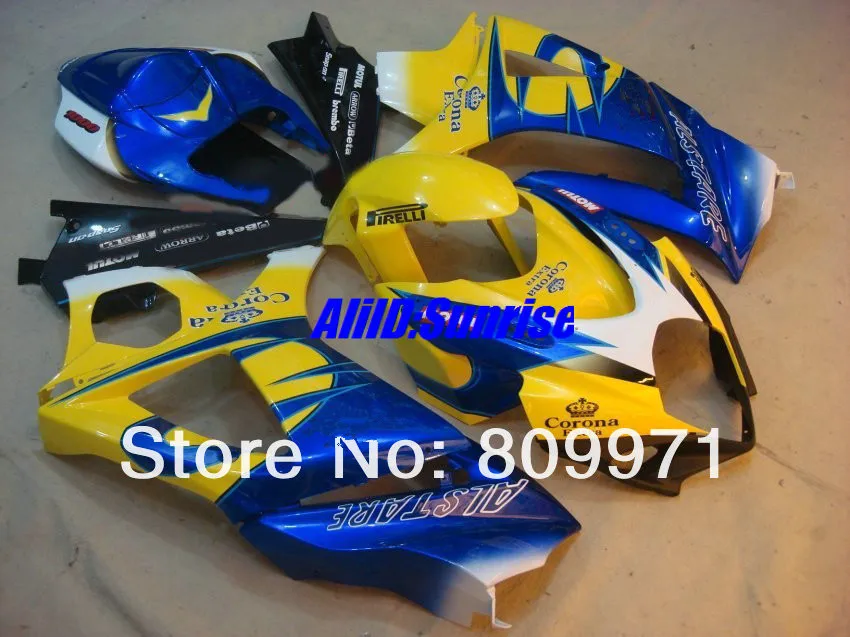 Новинка обтекатель S432 желтого и синего цвета для SUZUKI GSXR1000 2007 2008 Φ 07 08 K7 2008|full