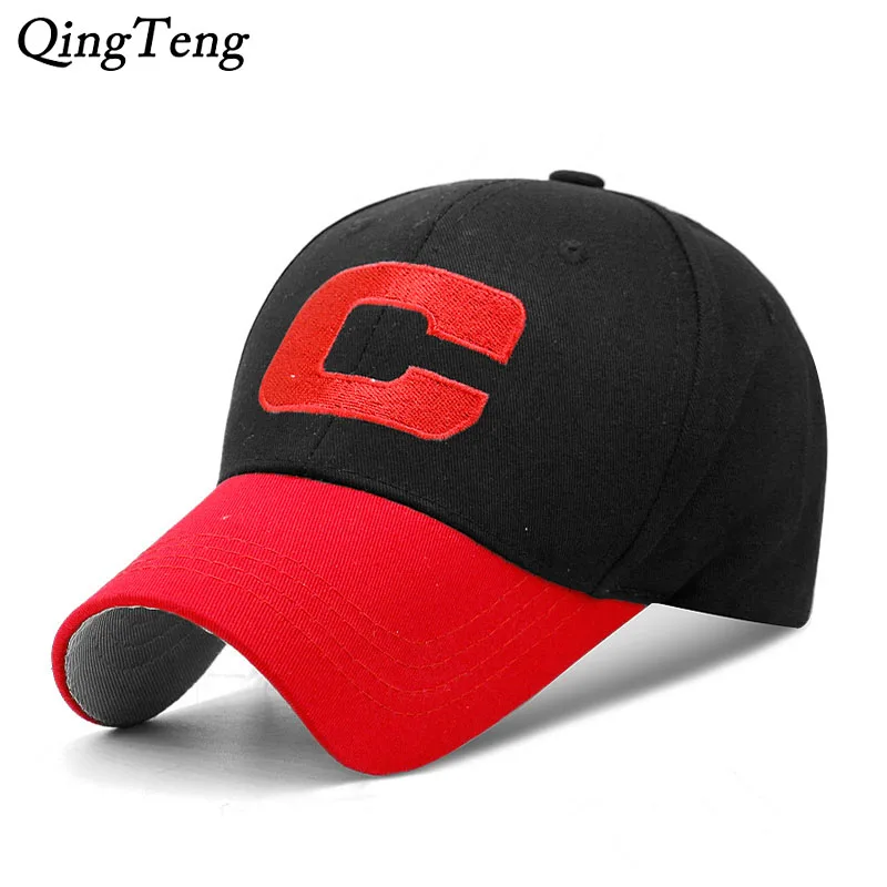 C Logo Letter Baseball Cap Embroidery Casual Fitted Dad Hats For Men Cap Casquette Fashion Gorra