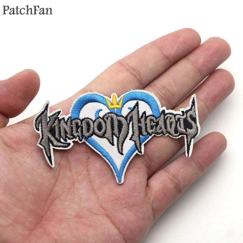 20 шт./лот A0379 Patchfan Kingdom Hearts с вышивкой Утюг на швейной для шляпа мешок обуви аппликация аксессуар для DIY Пэчворк