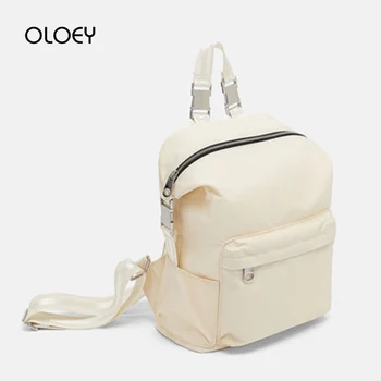 

Casual Nylon Women Backpack White Travel Bagpack Female School Bag For Teenagers Girl Shoulder Bag Bookpack Rucksack Mochila Sac