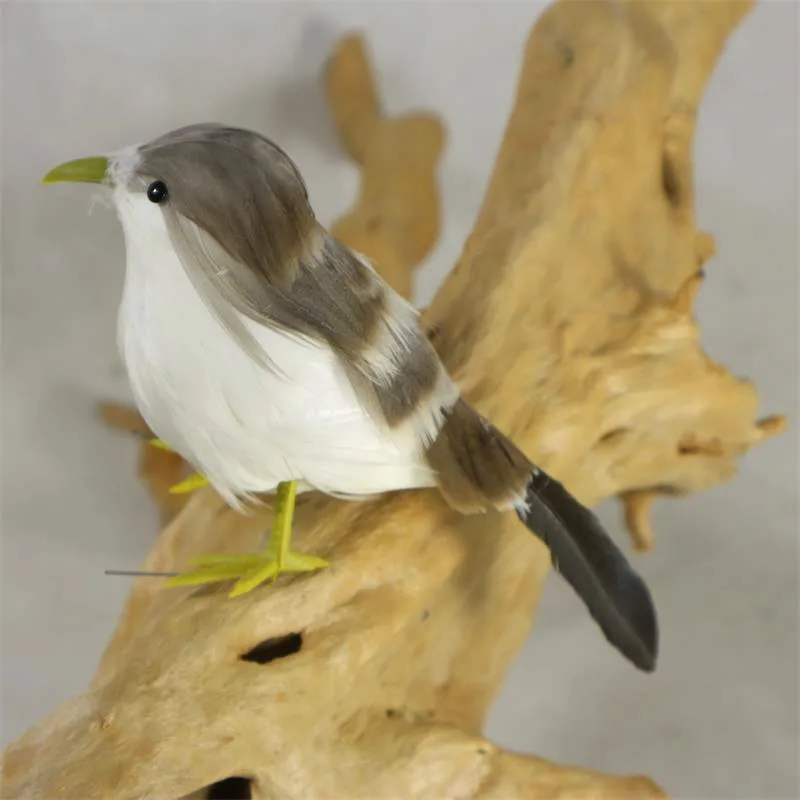 

Simulation sparrow feather bird prop birdcage garden decoration artificial bird photography feather bird mode