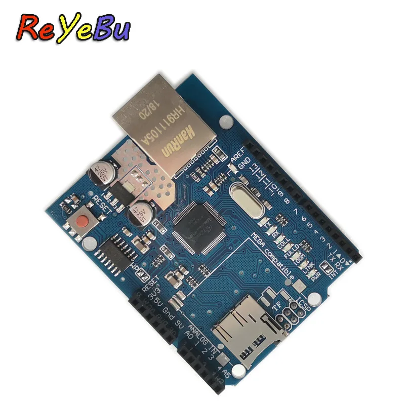 

5pcs/lot Ethernet W5100 Network Expansion Board SD Card Expansion based on For Arduino