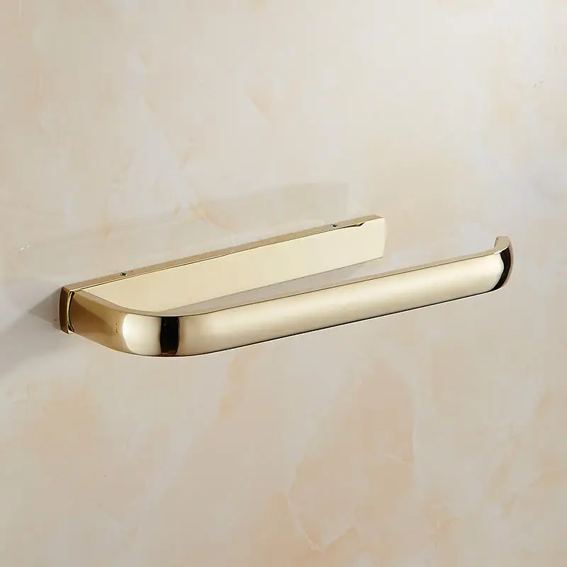 Античная европейская золотистая вешалка для полотенец твердый латунный кронштейн для полотенец квадратная пластина полотенце круглая вешалка ванная комната навесная подставка для полотенец - Цвет: Цвет: желтый