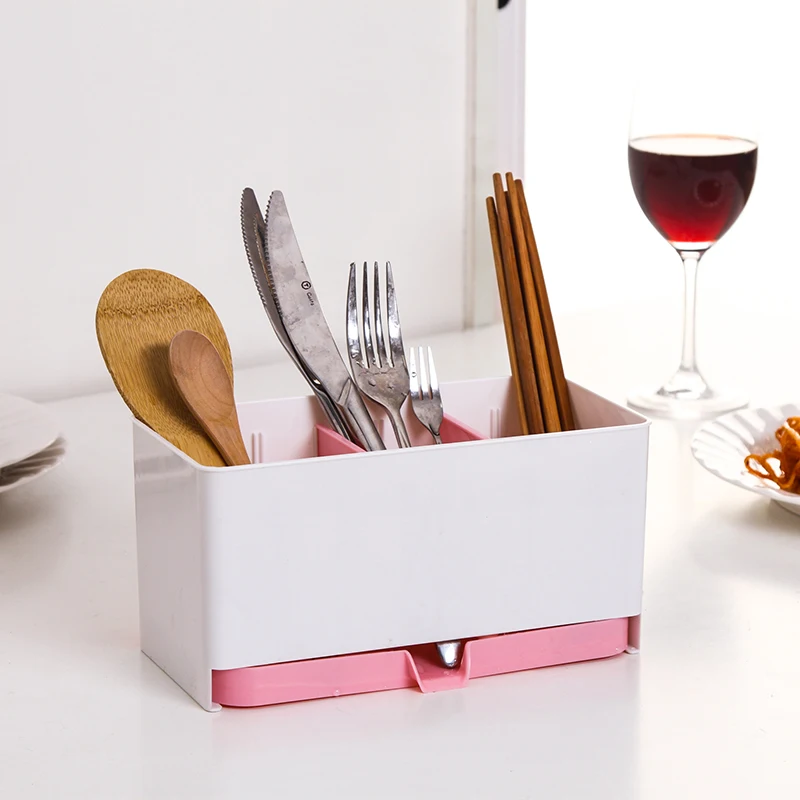 Multifunction chopsticks cage spoon storage box fast draining water