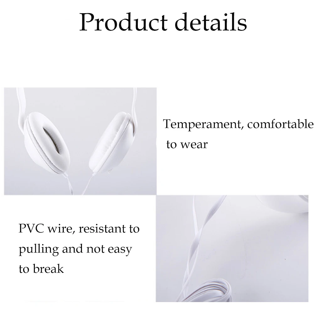 JINSERTA Unicorns Headphones Cute Cat Ear Earphones For Mobile Phone MP3 PC Tablet 3 5mm Wired Headset for Kids Adults Gift