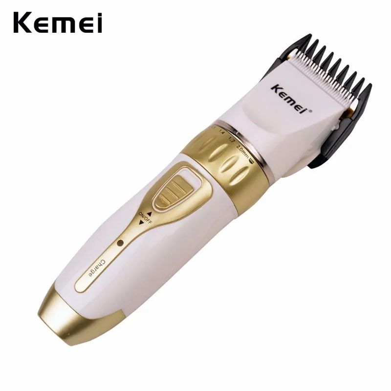 Rechargeable Hair Trimmer Clipper Men Electric Barber Cutter Cutting Machine Haircut Shaving Razor Ceramic Titanium Blade