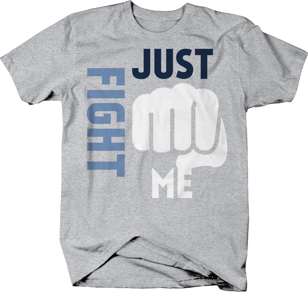 Мужская футболка Just Fight Me Fist Punch модная 2019|Футболки| |