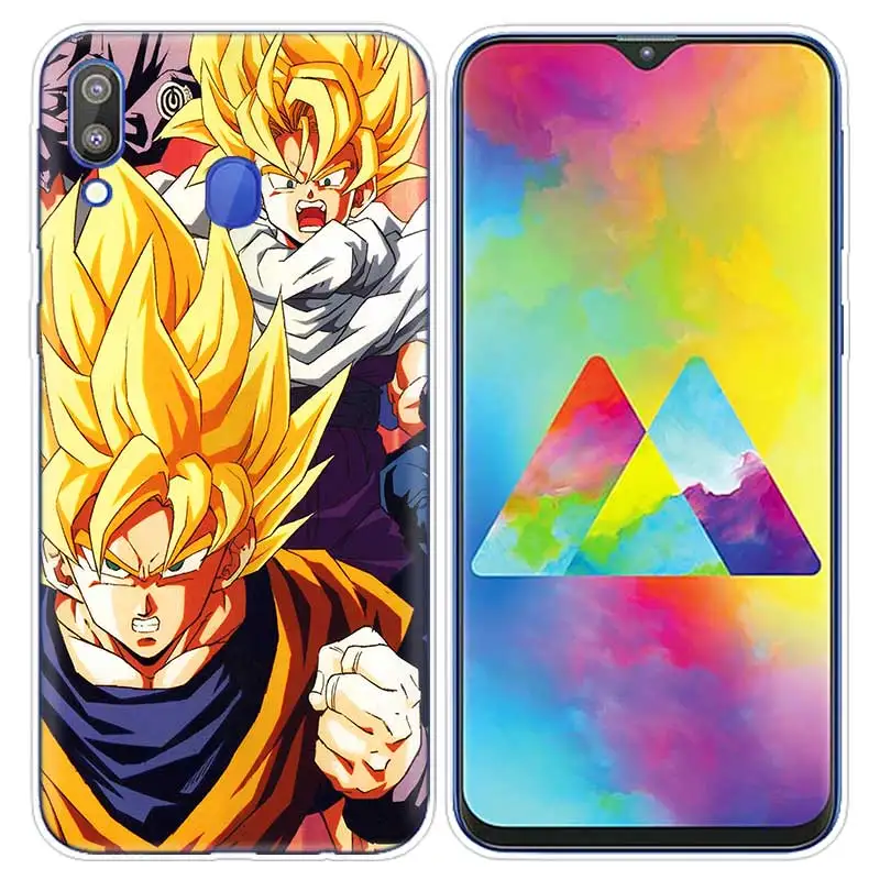 Чехол с рисунком из мультфильма для samsung Galaxy S10 S10e S10 5G Plus M10 M20 M30 A10 A20 A30 A40 A50 A70 Goku Dragon Ball Star чехол Coque Капа - Цвет: 11