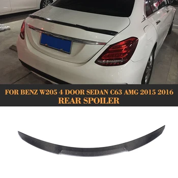 

C Class Carbon Fiber Rear Trunk Spoiler Lip Wing for Mercedes Benz W205 C63 AMG C180 C200 C250 Sedan 4 Door 2015-2017