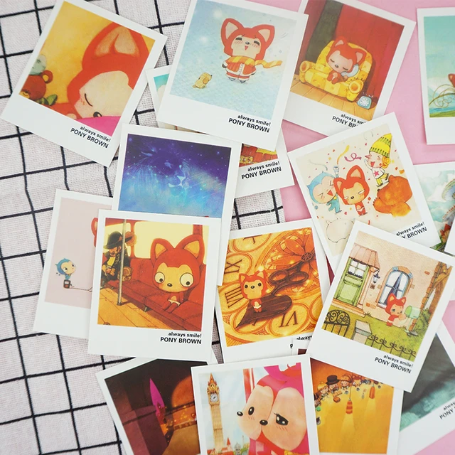 40 pcs lot cute civet cats mini message cards thank you card thank you postcard