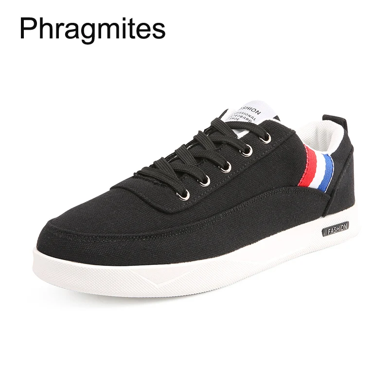 

Phragmites 2019 new summer breathable canvas shoes shoes men lace-up comfortable flats tenis masculino light weight running shoe
