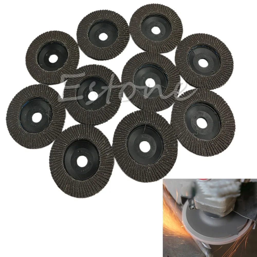 1 Set 10Pcs Sanding Flap Disc Grinding Wheel for Grit Angle Grinder Tools New Freeshipping -Y103 angle-grinder-sanding-disc : image 1 Set 10Pcs Sanding Flap Disc Grinding Wheel for Grit Angle Grinder Tools New Freeshipping -Y103 angle-grinder-sanding-disc
