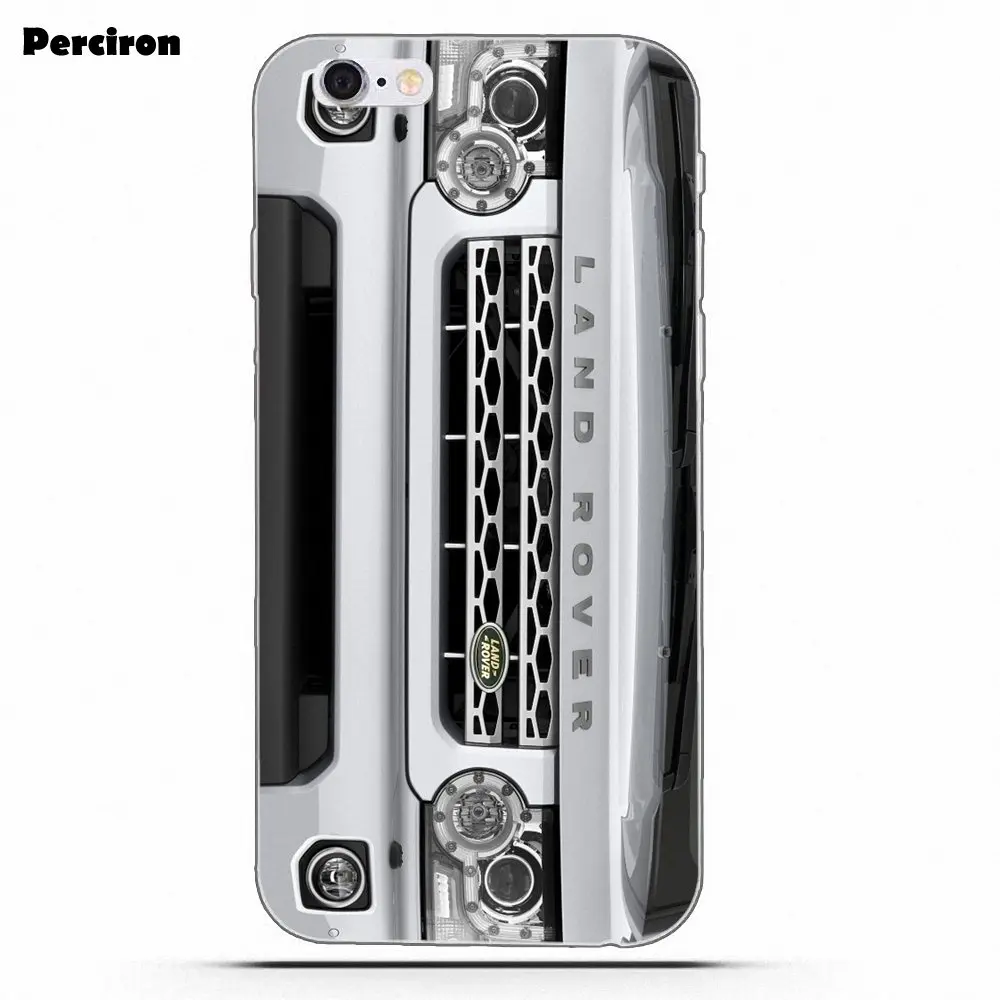 Для белого Range Rover Grill Cool Car для iPhone X 4 4S 5 5C SE 6 6 S 7 8 Plus Galaxy S5 S6 S7 S8 Grand Core II Prime Alpha - Цвет: as picture