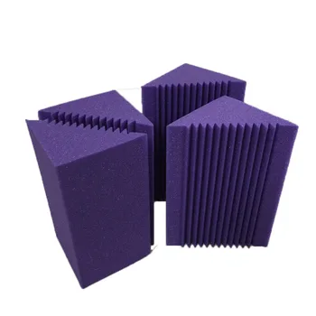 

New Item Corner Bass Trap Foam in Purple Acoustic foam For Music Studio Room