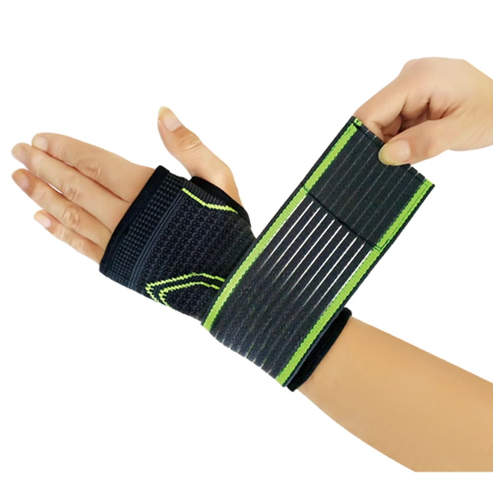 3d Pressurized Elastic Wrist Bandage Support Strap Wraps Hand Palm