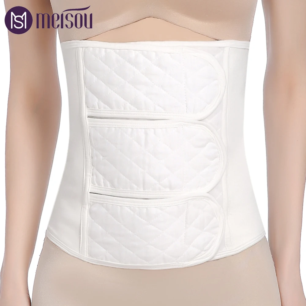 Meisou Men and Women Adjustable Elstiac Waist Support Belt Lumbar Back