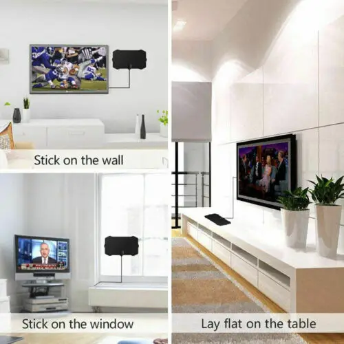 100 миля диапазонная антенна ТВ цифровая HD Skywire Antena цифровая HD ТВ 1080 p Внутренняя телевизионная антенна 2B19