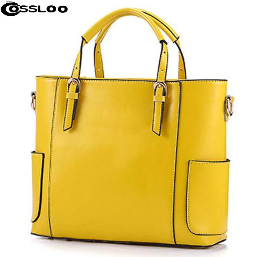 COSSLOO Cattle split leather bags fashion designer famous brand patchwork women handbag tote shoulder bag bolsas femininas COSSLOO Cattle split leather bags fashion designer famous brand patchwork women handbag tote shoulder bag bolsas femininas
