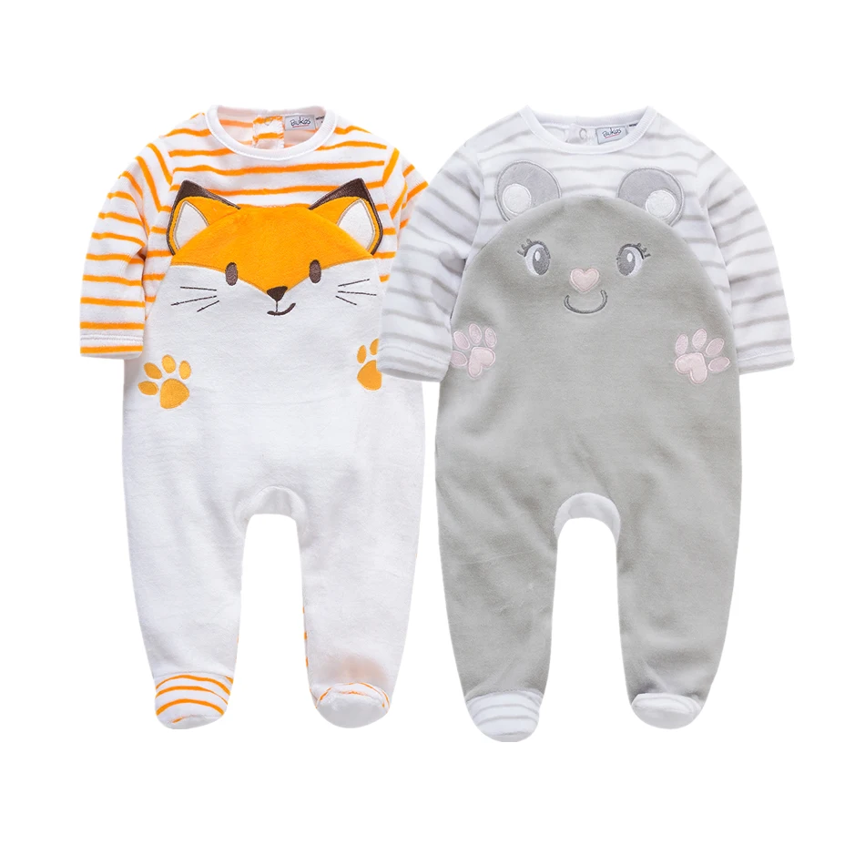 Г. весна, детская одежда зимние детские бархатные комбинезоны одежда для мальчиков комбинезон с 3D рисунком животных теплая одежда для новорожденных
