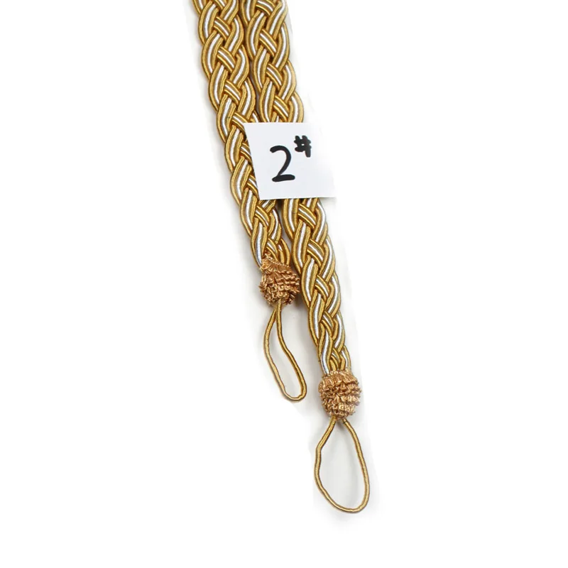 65cm 1 Pc Braided Satin Rope Curtain Tie Backs Tiebacks Curtain