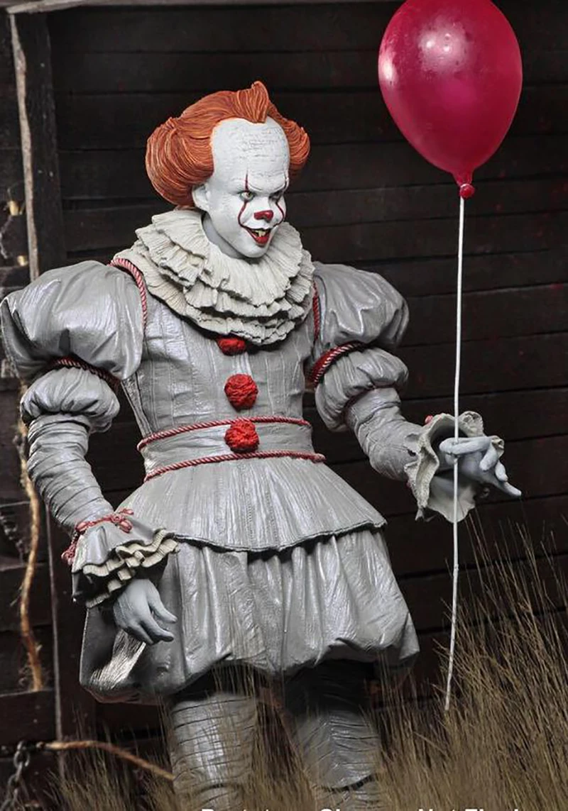 Фильм ужасов это характер NECA Джокер с воздушными шарами Pennywise фигурка модель игрушки для подарки на Рождество Хэллоуин