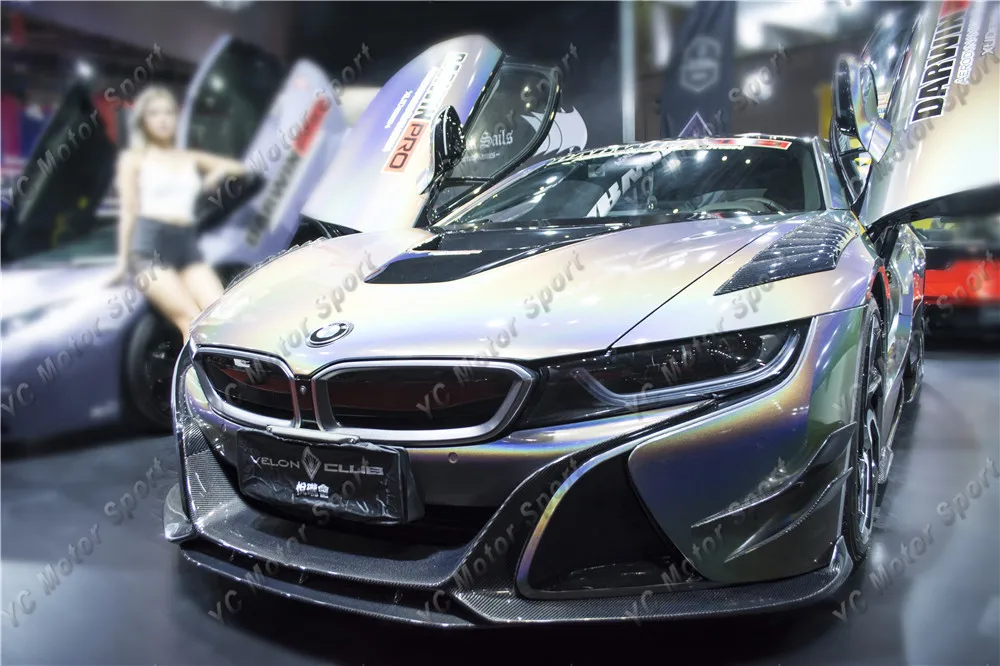 

Carbon Fiber Electric Berserker Style Bodykit Fit For 2014-2018 i8 Body Kit Front Lip Canard Side Skirt Rear Diffuser Spoiler