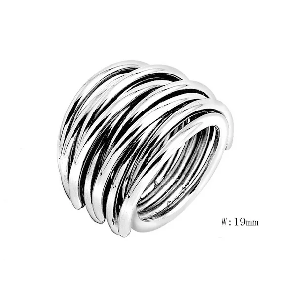

CA-93 Luxurious silver loving adjustable ring for ladies to order party rings to give girlfriends the best jewelry gifts