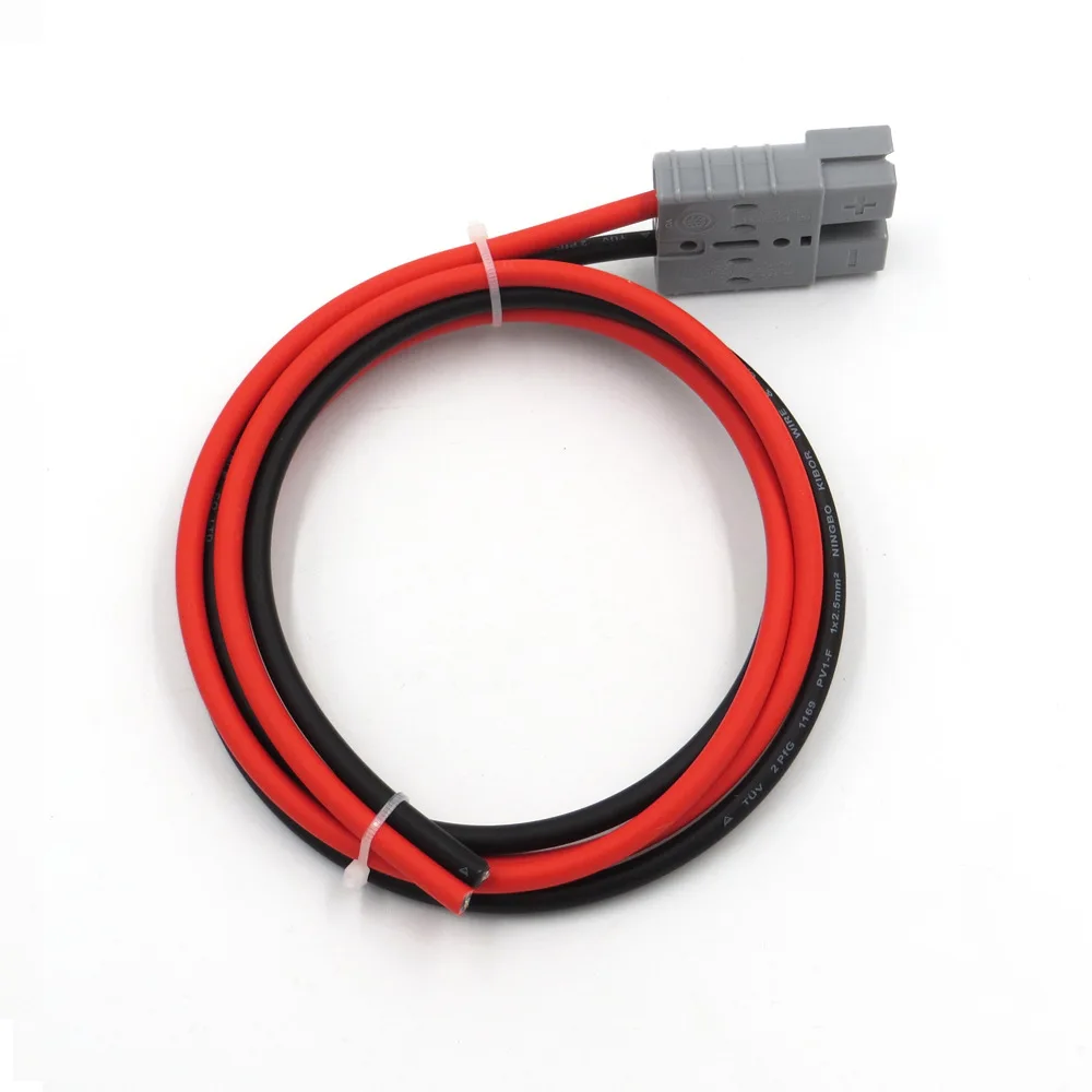 

Free Shipping 1 Set Anderson 50A 600V Solar Connection Cables 2.5 Mm2 Extension Cable for Ups Car Battery Quick Plug
