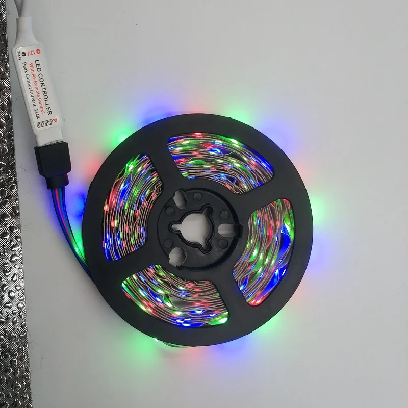 2835 SMD RGB USB зарядное устройство светодиодный светильник 5 в постоянного тока USB кабель светодиодный светильник гибкая лента 1 м 2 м 3 м 4 м 5 м RF IR RGB пульт дистанционного управления