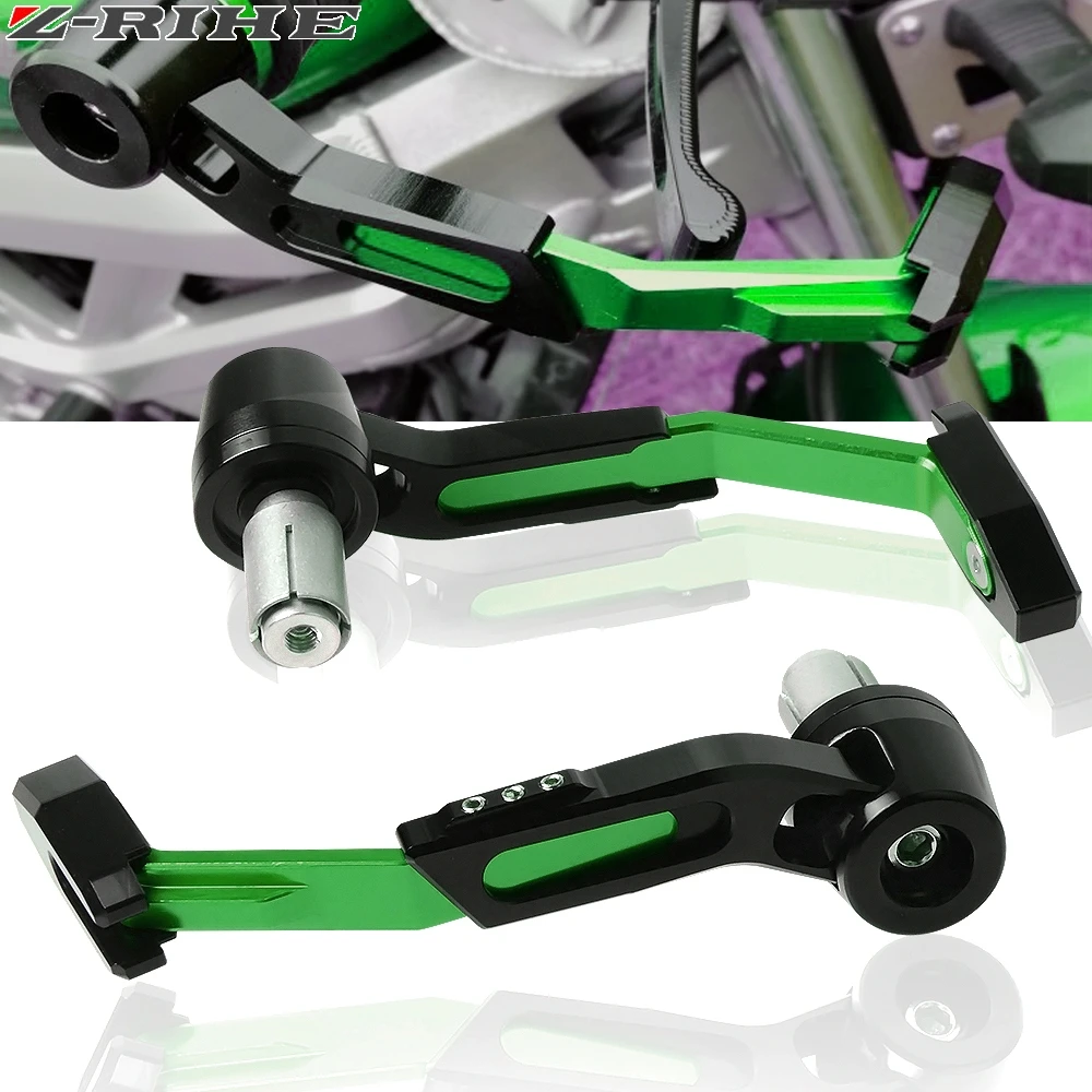 범용 7/8 22mm 오토바이 핸들 바 브레이크 클러치 레버 보호대 가와사키 Z650 용 NINJA 650R/ER-6F/ER-6N Z800 Z1000