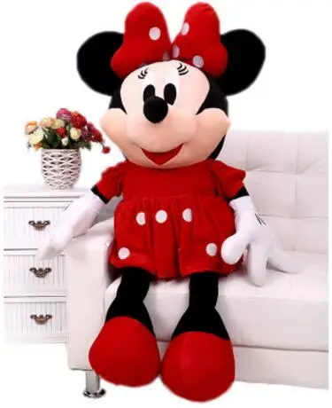 Оригинальная 50 см кукла мышка Минни большой плюшевый мягкий Микки кукла аниме девочка подарок на день рождения Дети Детские игрушки - Высота: B