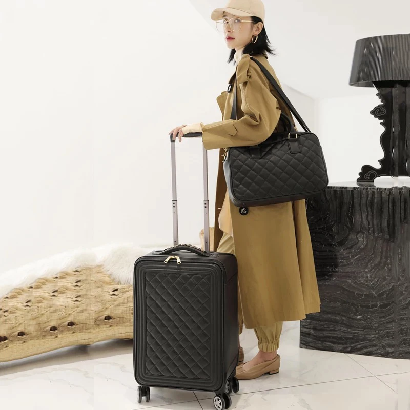 Fashion suitcase 24 inch luggage boarding set box trolley case universal wheel luggage female 20 inch Korean version for women