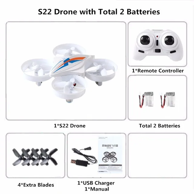 Mini Drone Dron Quadcopter Remote control Quadrocopter RC Helicopter 2.4G 6 Axis Gyro Drones with Headless Mode VS H36 E010 Dron