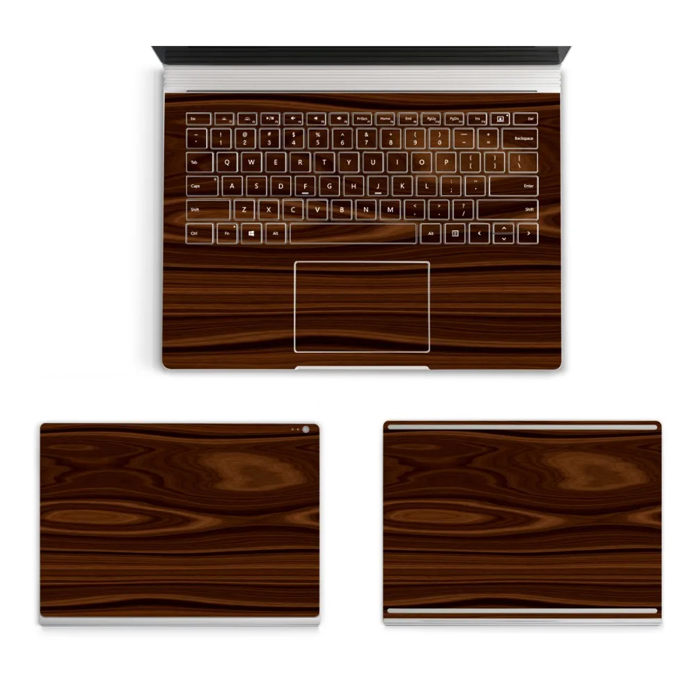 Виниловая наклейка для ноутбука из серии под дерево для microsoft Surface book 13,5 дюймов, высококачественный декоративный чехол, наклейка s